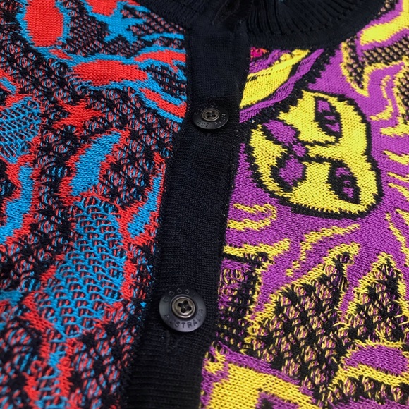 Coogi Celestial Sun & Stars Colorful Cardigan - Picture 5 of 11